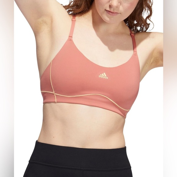 adidas Pop Stitch Sports Bra- Small - Picture 1 of 9